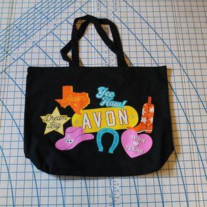 AVON Canvas Tote Bag, Texas, Cowboy Boot, Dream Big, New & Unused
